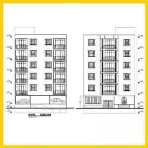Architectural plan 22 x 16 South - Image 5