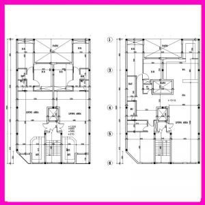 Architectural plan 20*12 north