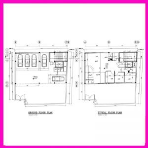Architectural plan 9x15 south