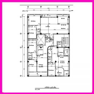 Architectural plan 22*15 South