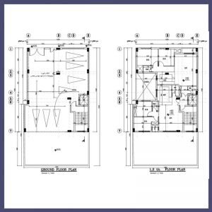 Architectural plan 12*16 south