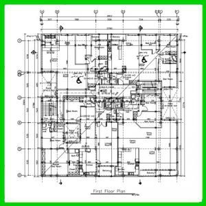 Architectural plan 28*28 south - Image 6
