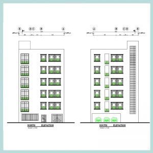 Architectural plan 12*16 south - Image 2
