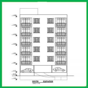 Architectural plan 22*15 South - Image 2