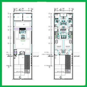 Architectural plan 17*39 north