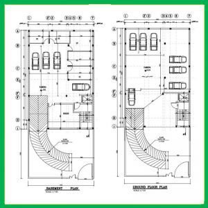 Architectural plan 20*13.33 north - Image 2