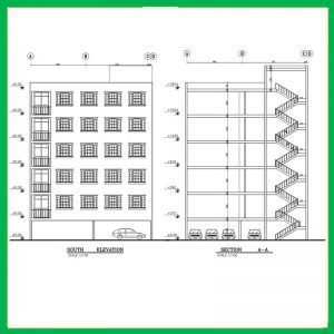 Architectural plan 9x15 south - Image 2