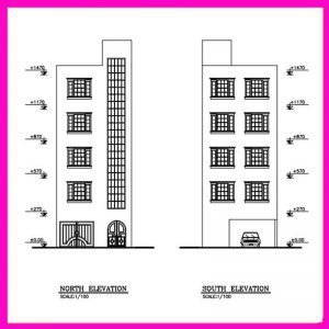 Architectural plan 13*6 south - Image 3