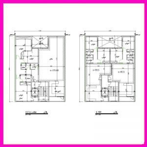 Architectural plan 17x13 north