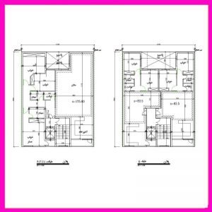 Architectural plan 17x13 north