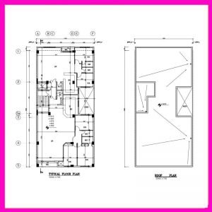Architectural plan 26*13 south
