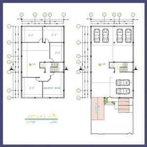Architectural plan 20*12 north + structure - Image 4