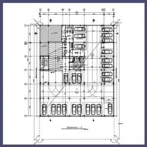 Architectural plan 28*28 south - Image 2