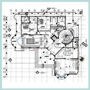 Map of a 900-meter duplex villa