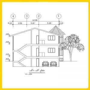 Map of a 200-meter two-story villa + basement parking - Image 5