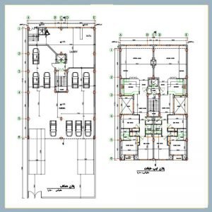 Architectural plan 25x15 south