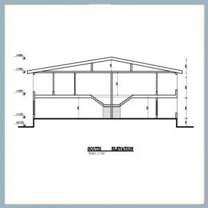 Map of a 300-meter 2-unit duplex villa with structures - Image 5
