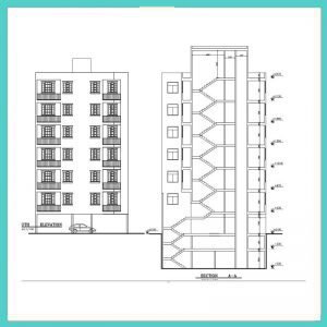 Architectural plan 16x14 north - Image 2