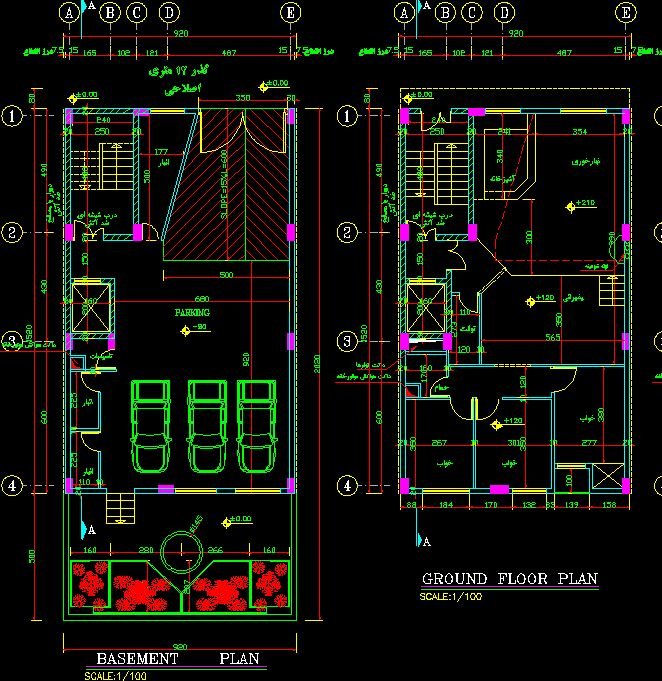 Architectural map 15*9 South