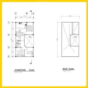 Architectural plan 6*11 south - Image 4