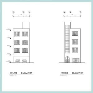 Architectural plan 6*11 south - Image 3