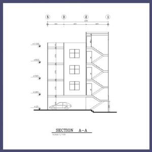 Architectural plan 6*11 south - Image 2
