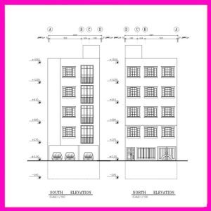 Architectural plan 8*19 South - Image 2