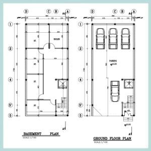 Architectural map 18x8 North - Image 4