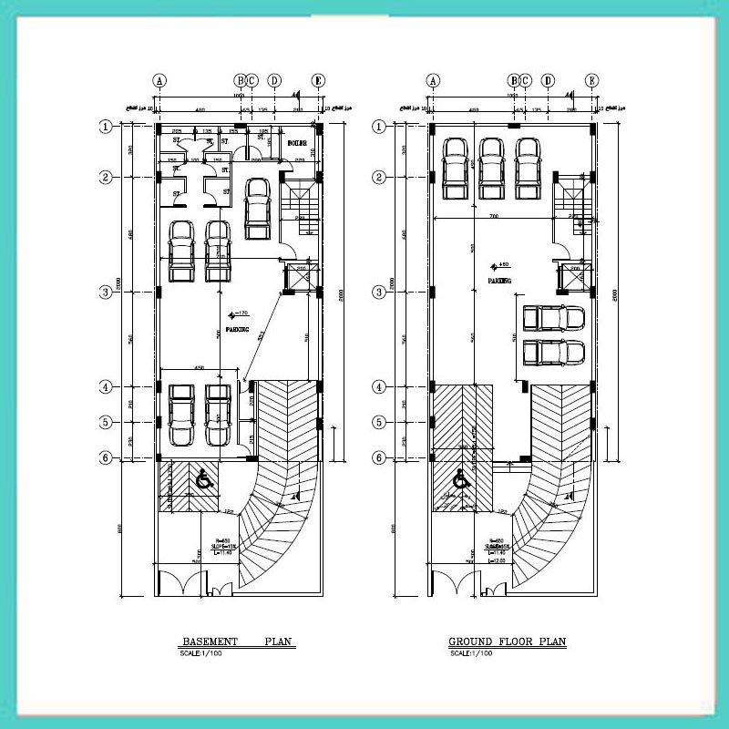 Architectural map 20*10 North