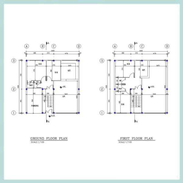 South 10x10 architectural map