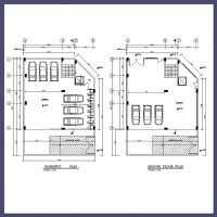 Architectural plan 14x14, two south-east corners - Image 4