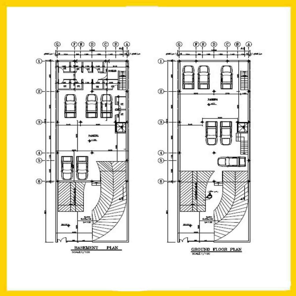 Architectural map 20*10 North