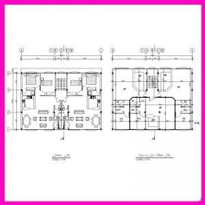 Architectural map 10x15 South