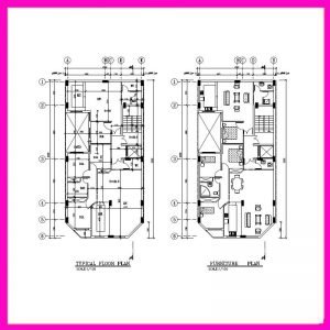 Architectural map 20*10 North