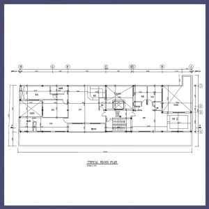 Architectural map 9x32 North