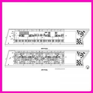 Architectural map 80*19 South