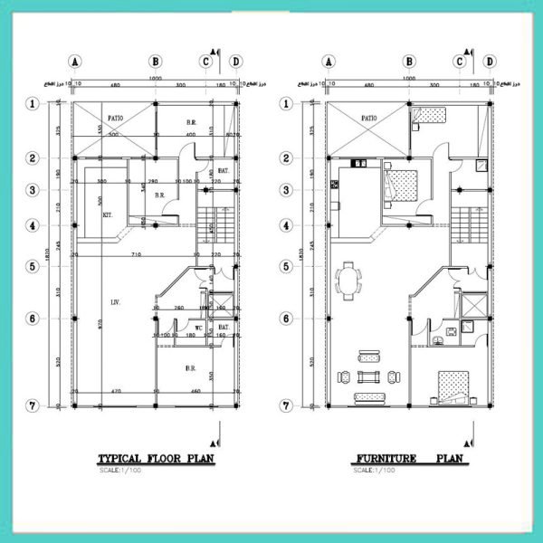 Architectural map 18*10 North