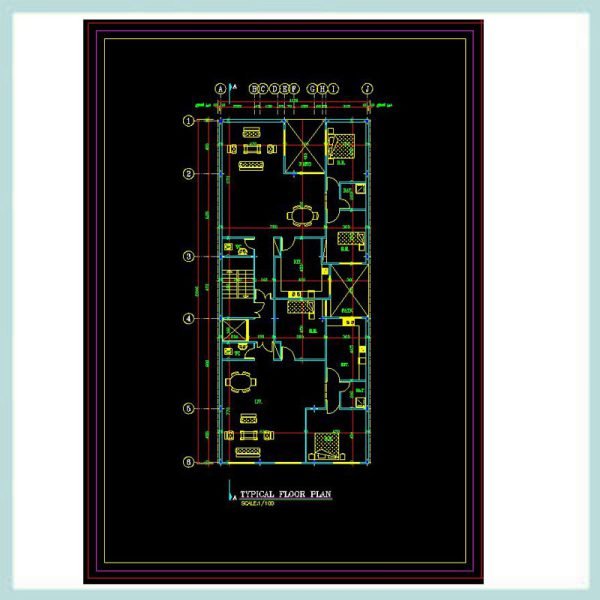 Architectural map 26*11 North