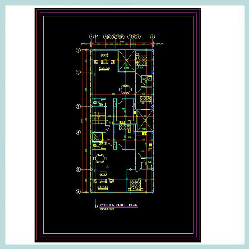 Architectural map 26*11 North