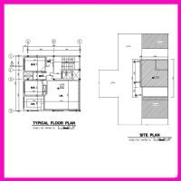 Architectural plan 10x10, two north-west corners - Image 4