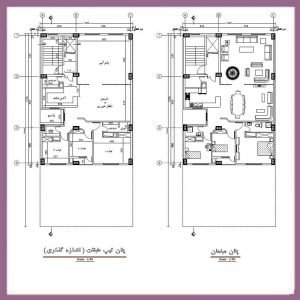 Architectural plan 17*12 South