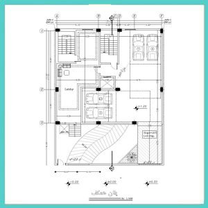 Architectural map 14*16 South - Image 5