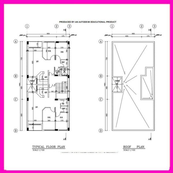 Architectural map of 9*19 South