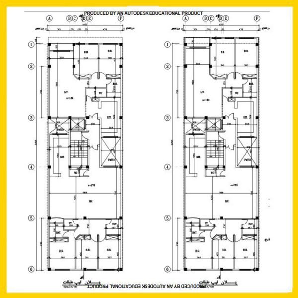 Architectural map 10*31 South