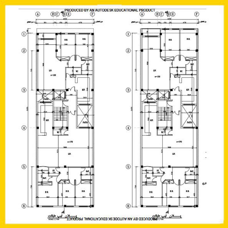 Architectural map 10*31 South