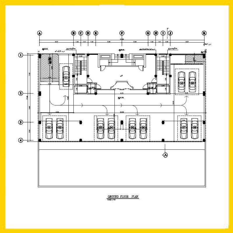 Architectural map 17*32 South