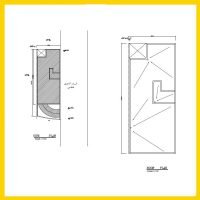Architectural plan 24x10, two north-east corners - Image 3