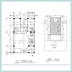 Architectural map 15*9 North - Image 2