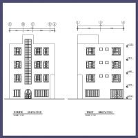 Architectural plan 11x11, two south-west corners - Image 3