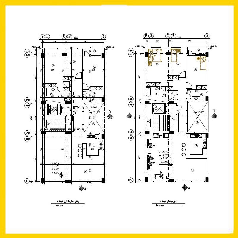 Architectural map 20*10 South